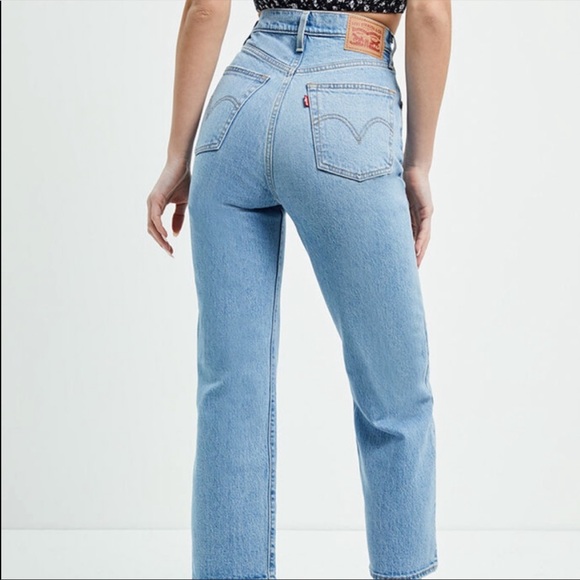 Levi's Ribcage Straight Ankle Tango Love Jeans - Picture 7 of 7